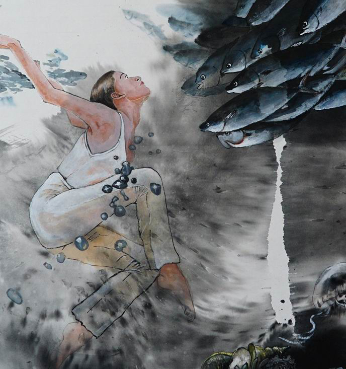 凌空掇月～謝弘志個人水墨畫展作品賞析