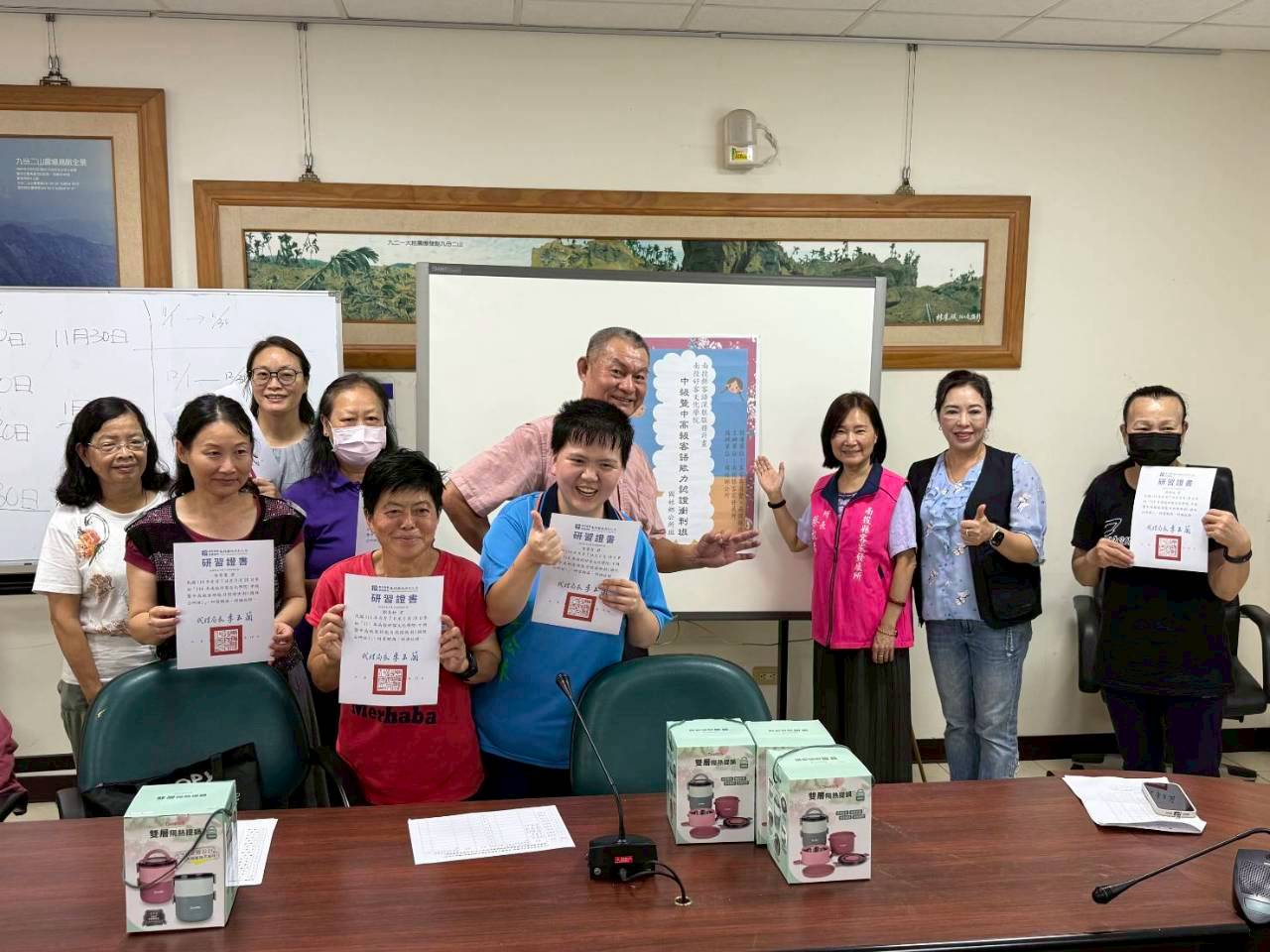 114年南投好客文化學院「中級暨中高級客語能力認證衝刺(國姓公所班)」結業