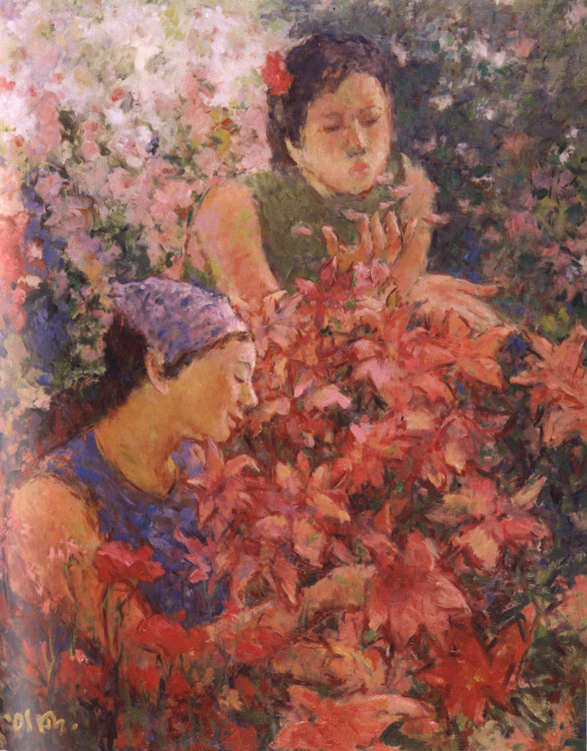 第二屆油畫類佳作蔡高明(花樣年華)