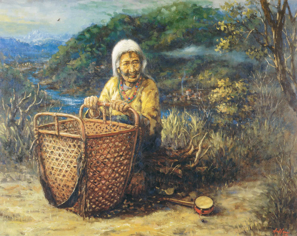 第二屆南投縣美術獎暨陶藝獎（油畫類入選-林和杉-  高山情懷 ）