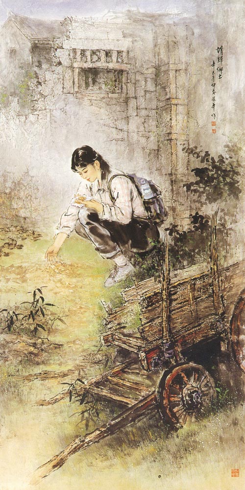 第二屆水墨類優選陳華(情歸故土)