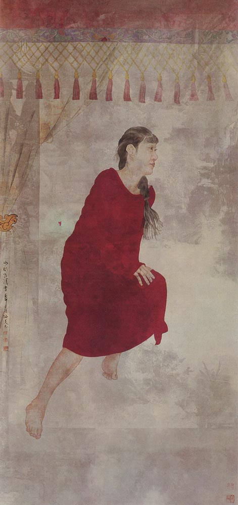 第三屆玉山美術獎暨陶藝獎-水墨類入選孫美玉(山水有清音)