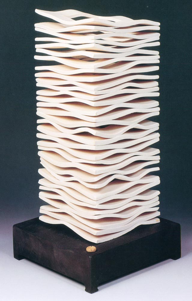 第三屆玉山美術獎暨陶藝獎-陶藝類佳作作品(吳玲玲-雲端)
