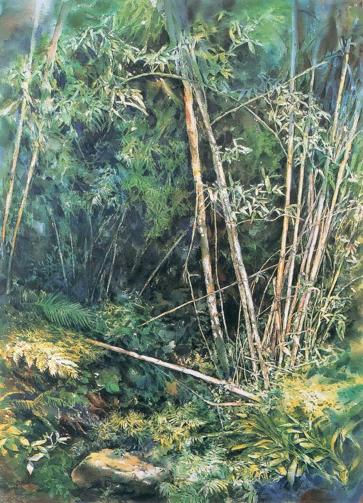 第四屆玉山美術獎作品-水彩類佳作張翔 (六月)