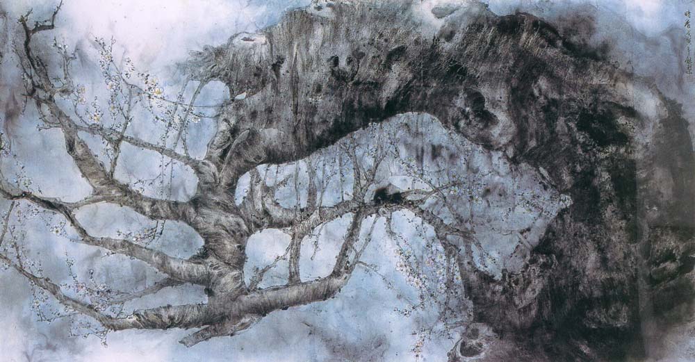 第四屆玉山美術獎作品-水墨類佳作陳能梨 (暗香)