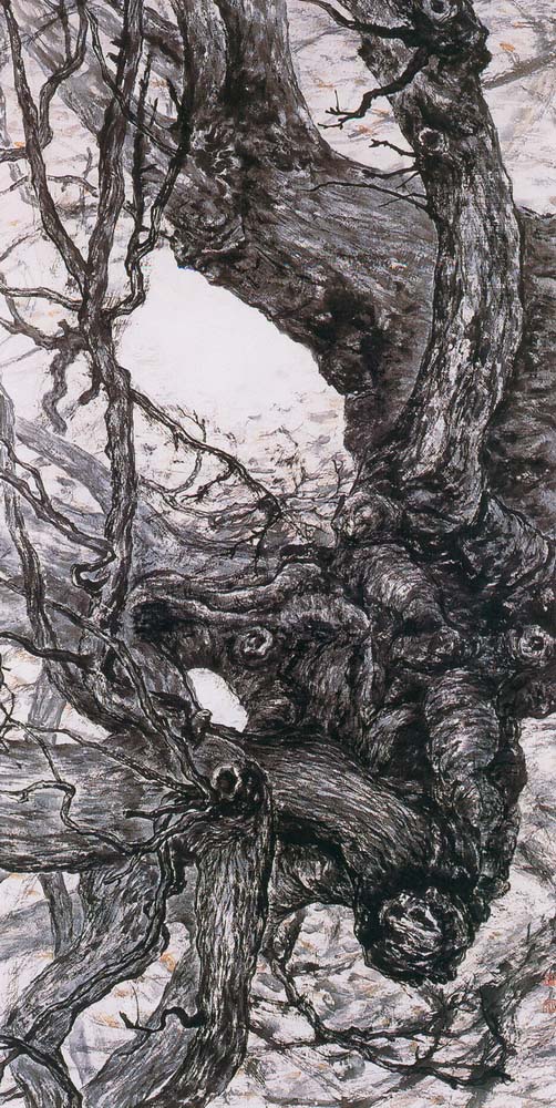 第四屆玉山美術獎作品-水墨類入選 劉窈君 (生生不息)