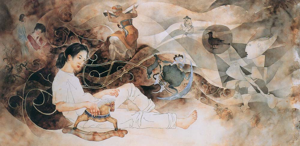 第四屆玉山美術獎作品-水墨類入選 楊欽智 (融Ⅲ)