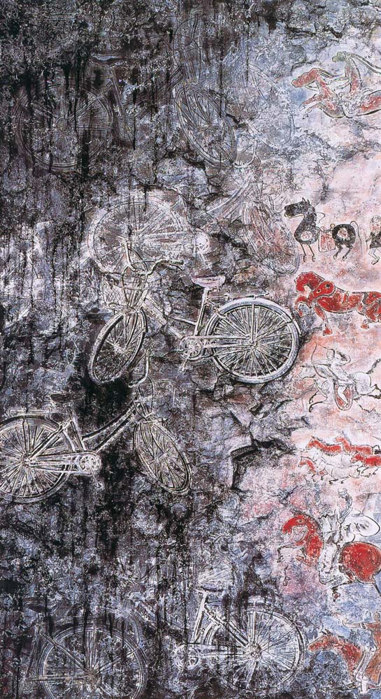 第四屆玉山美術獎作品-水墨類入選 吳榮宗 (溯源)