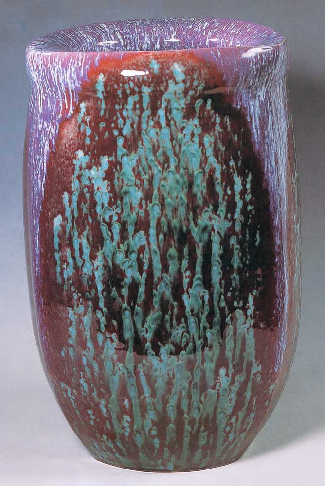 第四屆玉山美術獎作品-陶藝類優選鄭佳發（雲與花紅山綠  )