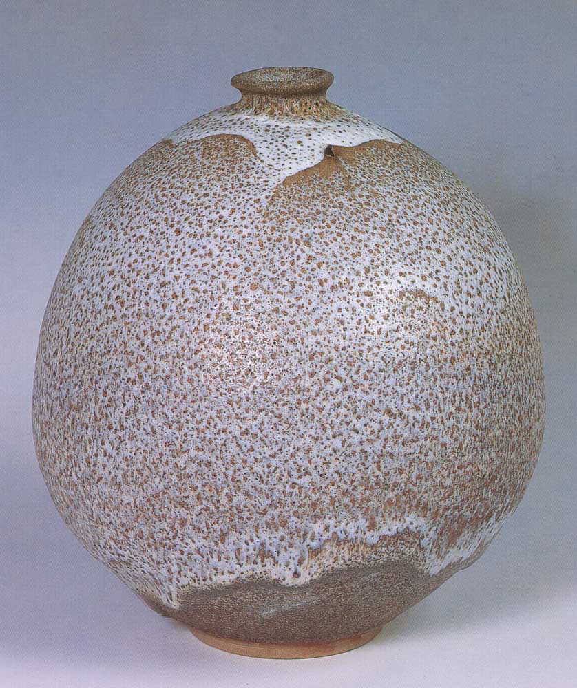 第四屆玉山美術獎作品-陶藝類入選江政螣（春雪 )