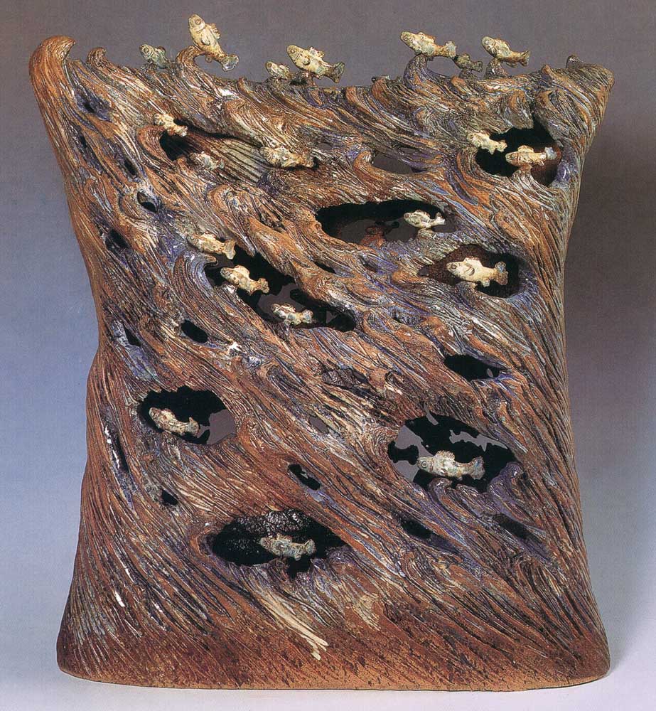 第四屆玉山美術獎作品-陶藝類入選劉奮飛（悠遊 )
