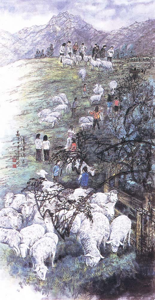 第五屆玉山美術獎-水墨類入選陳從珍（清靜綿延 ）
