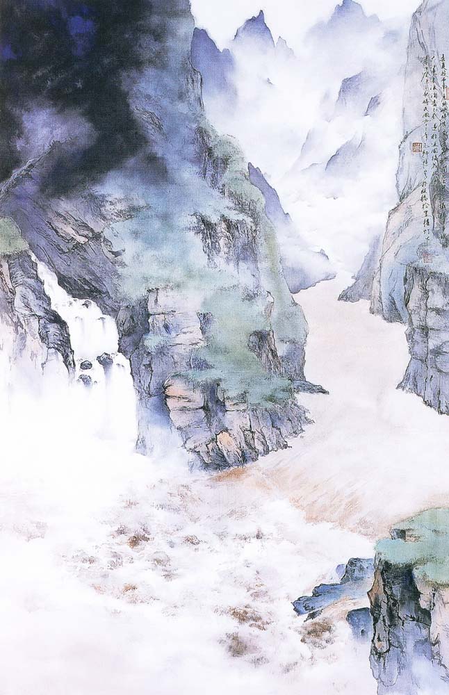 第五屆玉山美術獎-水墨類入選徐凡軒（空濛山色 ）