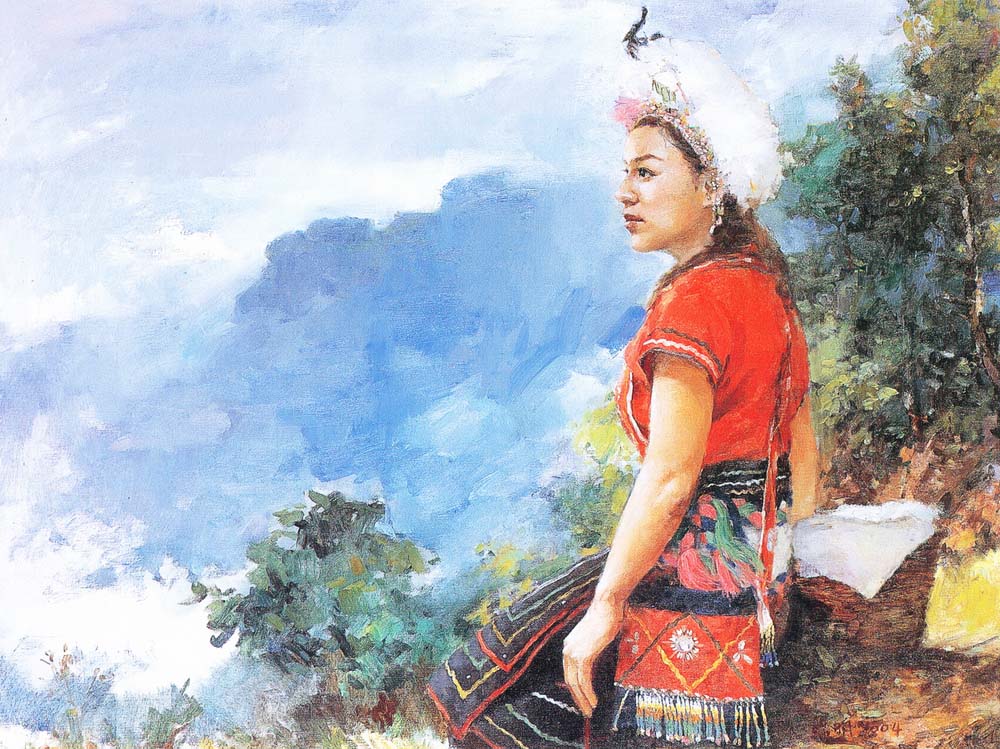 第五屆玉山美術獎-油畫類佳作蘇瑞明（高山青）