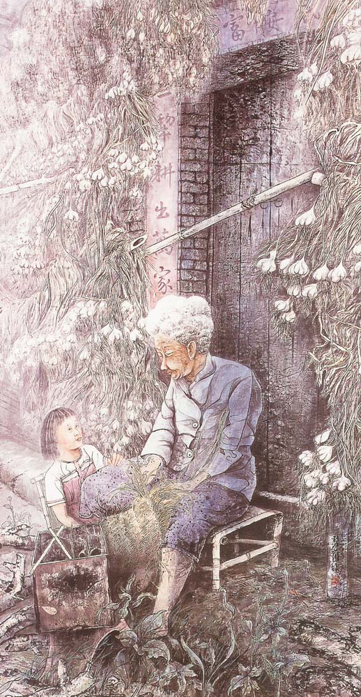 水墨類入選江碧蘭(孺慕情深)