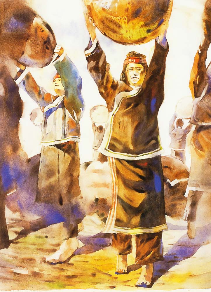水彩類入選謝岳翰 (祈求)