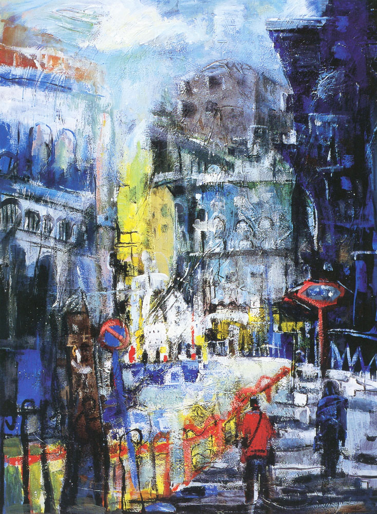 入選作品馬岩（南投街景）