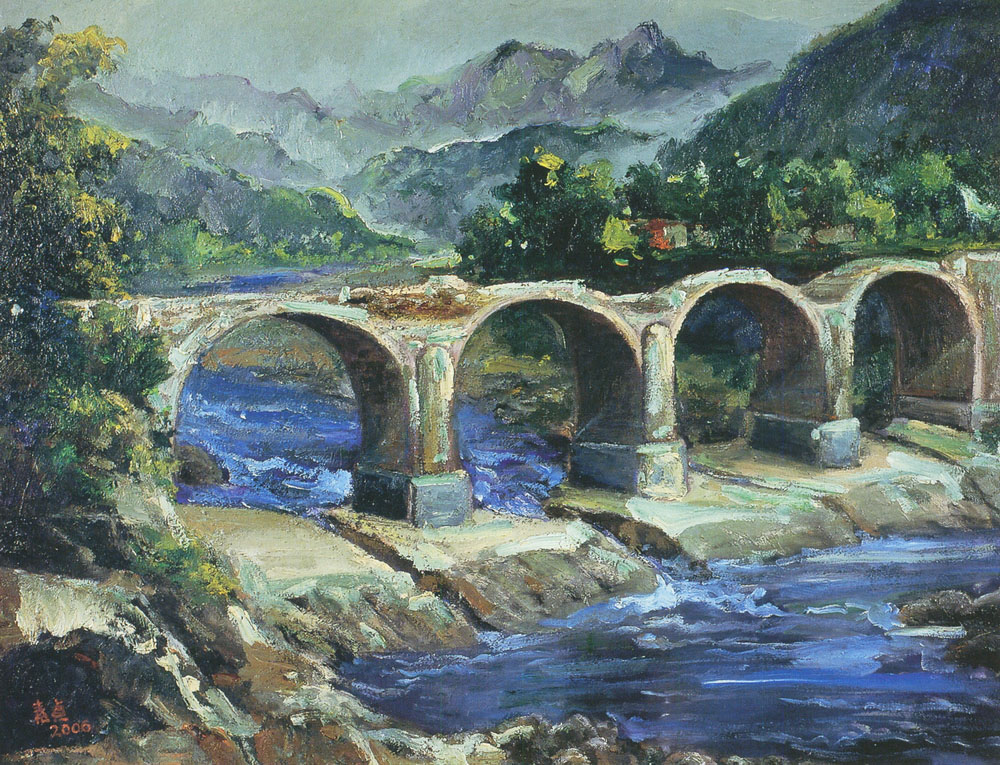 入選作品黃素貞（ 永恆的橋-糯米橋）