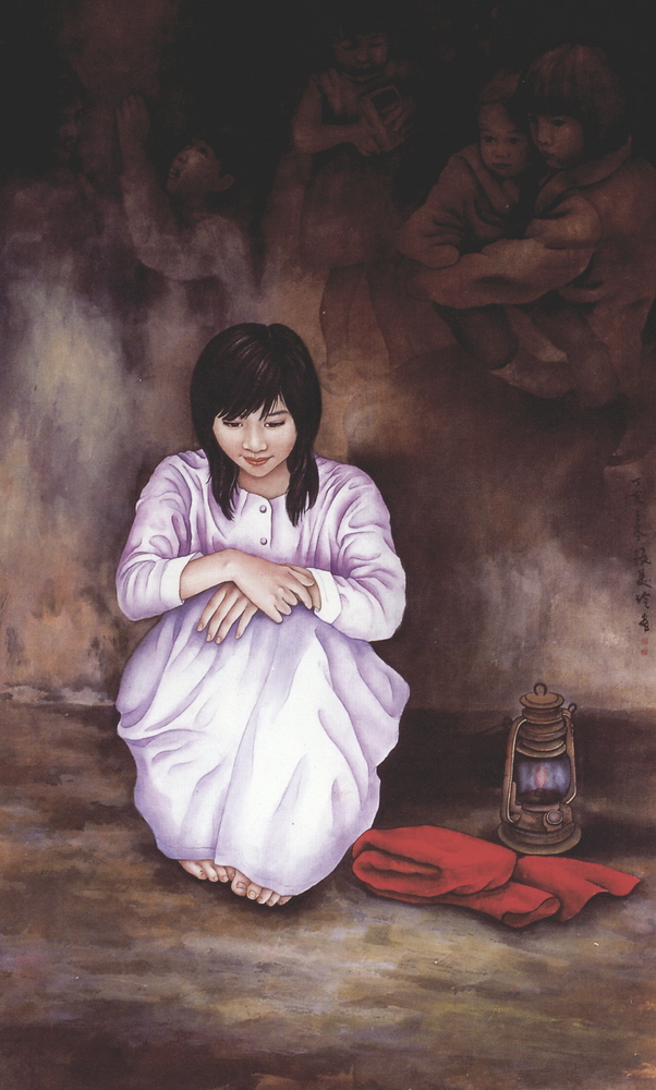 第八屆南投縣玉山美術獎水墨類入選- 張美玲作品（最想念的季節)