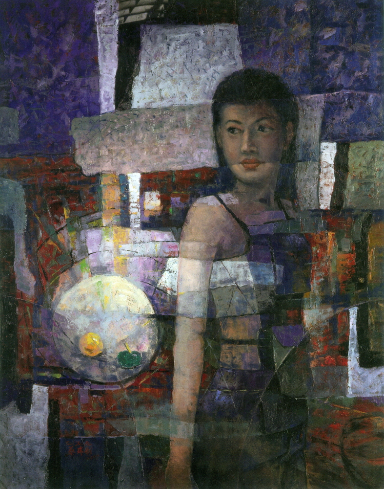 第九屆南投縣玉山美術獎油畫類入選-蔡瑞彬作品(流連) 
