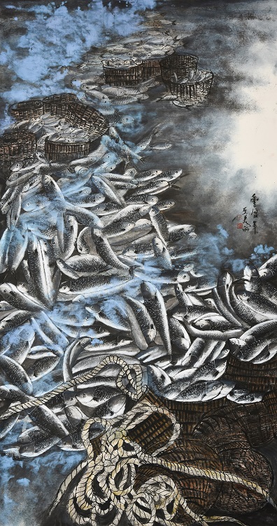 31巫美麗《入選》‧  豐盈年年　175×95cm-1