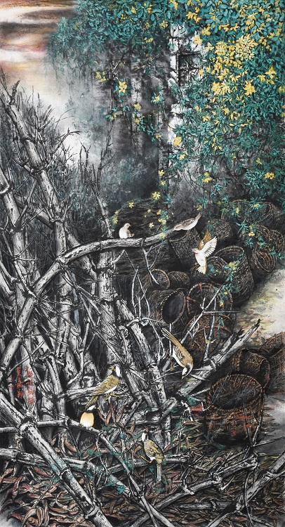 35吳嘉羚《入選》‧  訴說鄉野　180×90cm-1