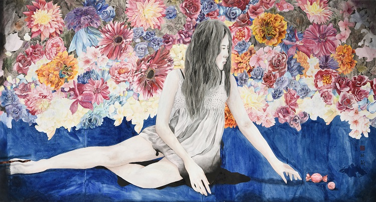 40張幼莉《入選》‧  迷幻毒藥　90×180cm-1