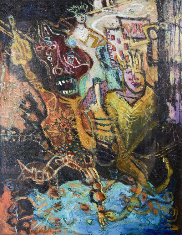 21凃永金《入選》‧ 我有話要說　116.5×91cm