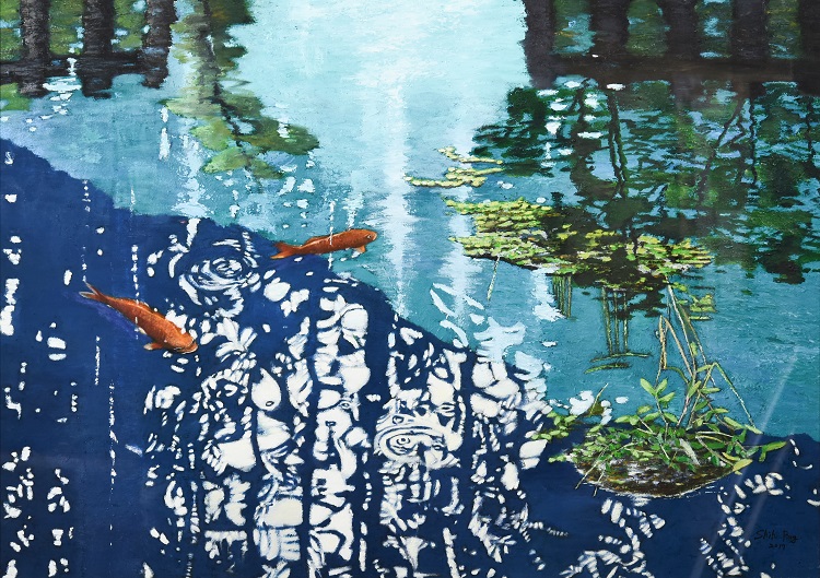 28孫泗萍《入選》‧ 雙映　91×65cm