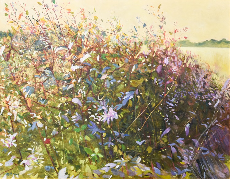 35王聰得《入選》‧ 田園風光　116.5×91cm