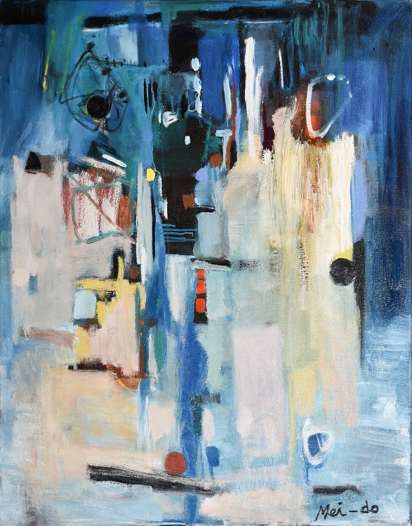 37梅文琴《入選》‧ 心靈之窗　116.5×91cm
