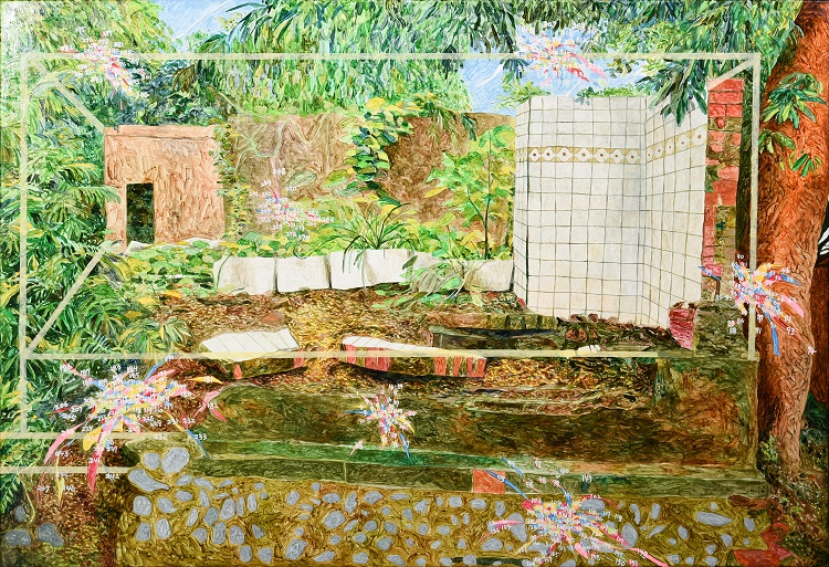 41邱駿朋《入選》‧ 風景重構，算一個數342+　80×116.5cm