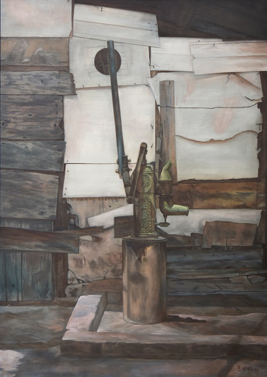 44黃水順《入選》‧  舊情綿綿　100×72.5cm
