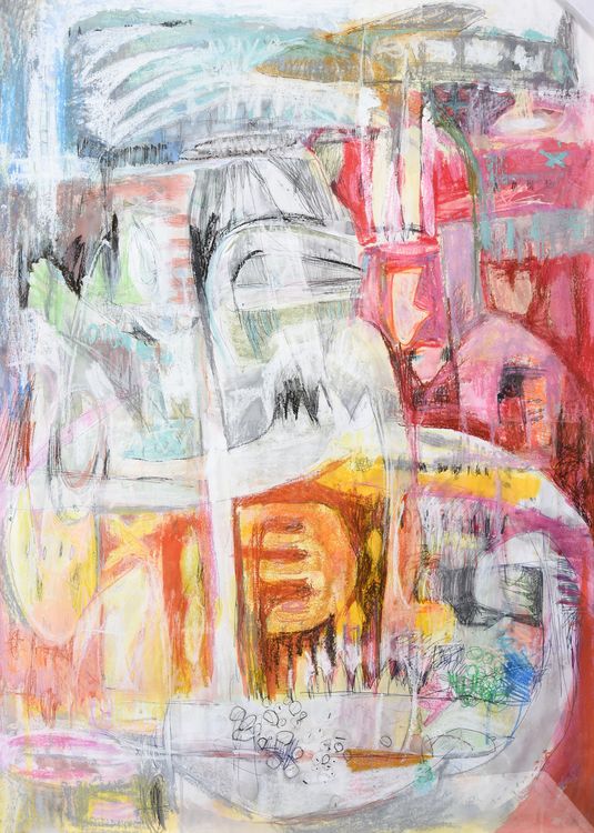 09蔡元桓《入選》‧ 我來了　1110×79cm