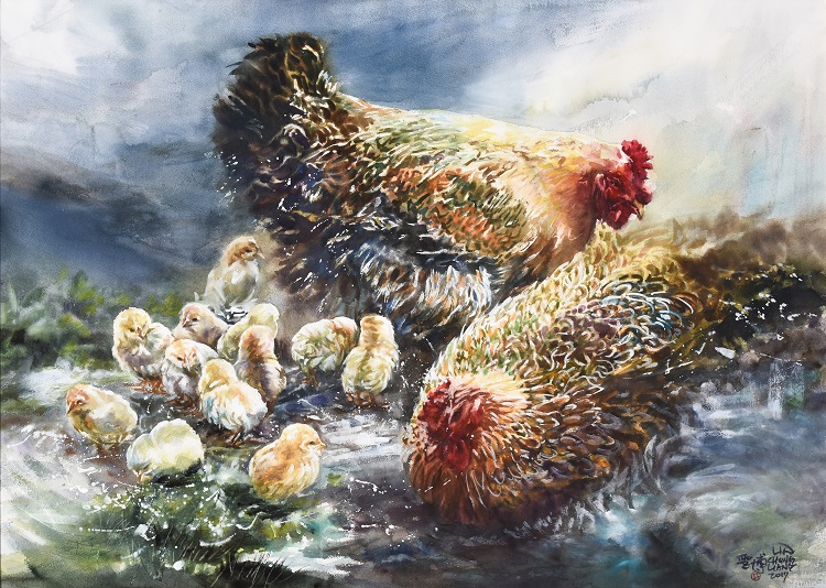 12林忠良《入選》‧ 家　78×108cm