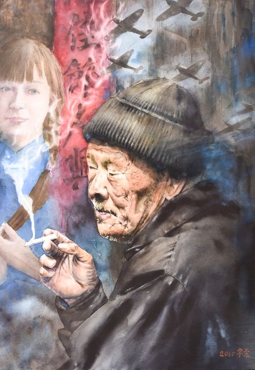 16吳宇宏《入選》‧  魂牽夢縈　105×75cm