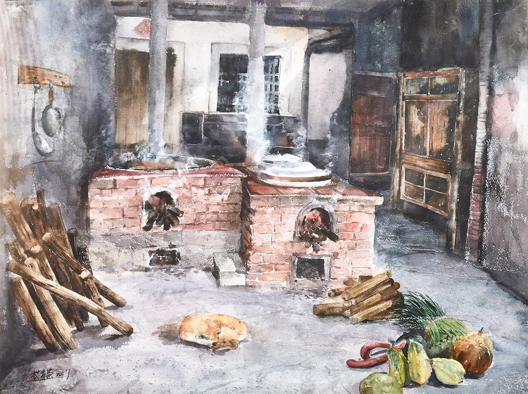 26林素瑩《入選》‧  家的味道　76×57cm