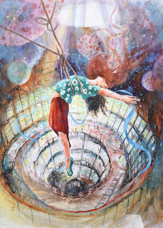 28賴華偉《入選》‧  昇　110×79cm