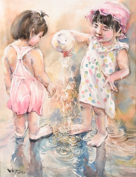 29吳瑋茵《入選》‧ 似水年華　76×58cm