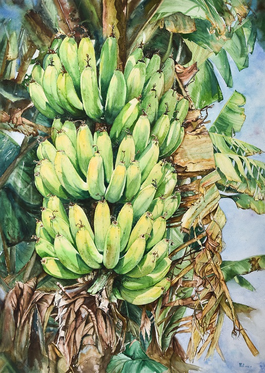 33張麗君《入選》‧ 垂涎欲滴　81×110cm