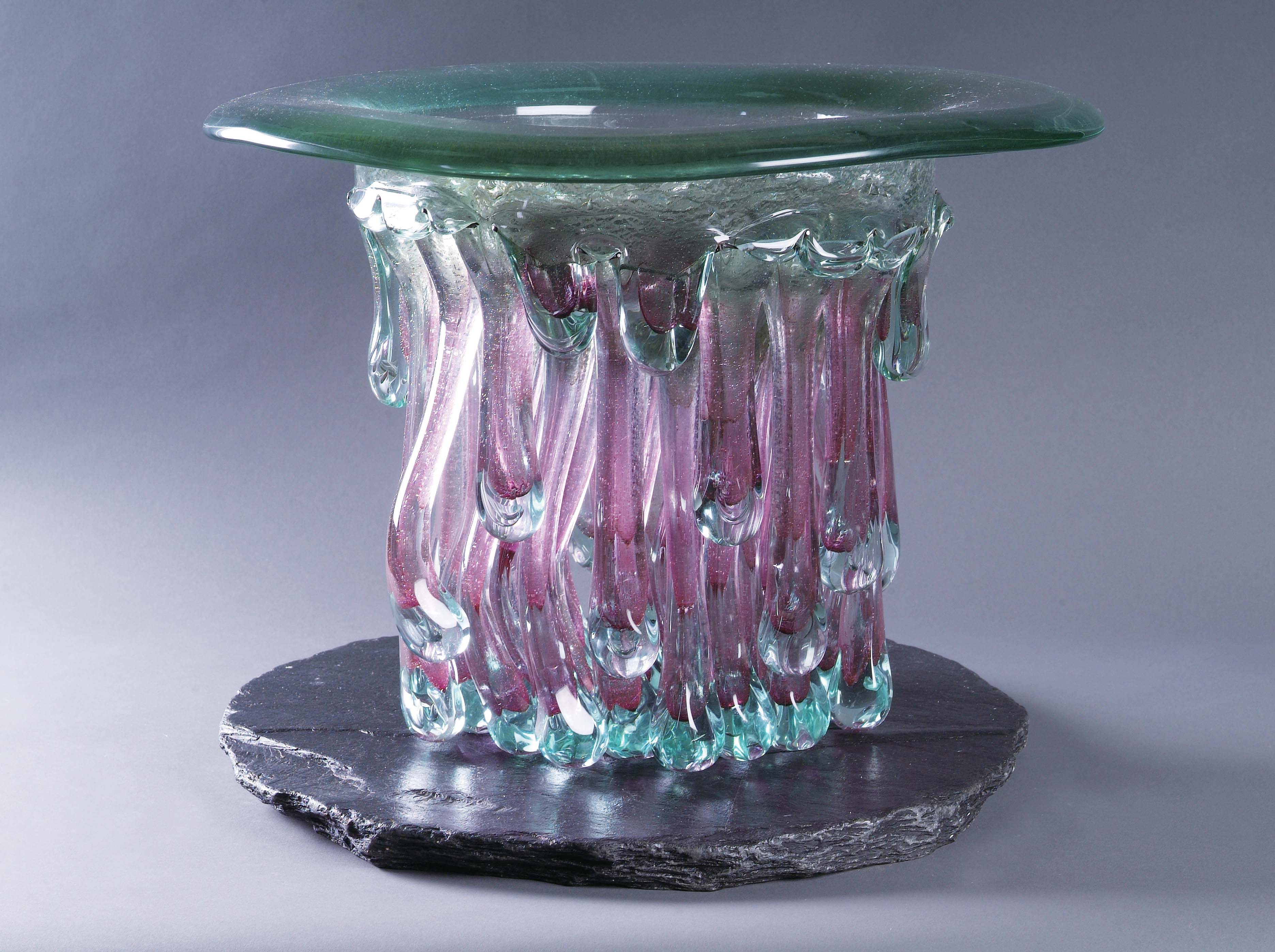 2019年南投縣玉山美術獎工藝類優選劉銘梵作品「流光之器 7 號」