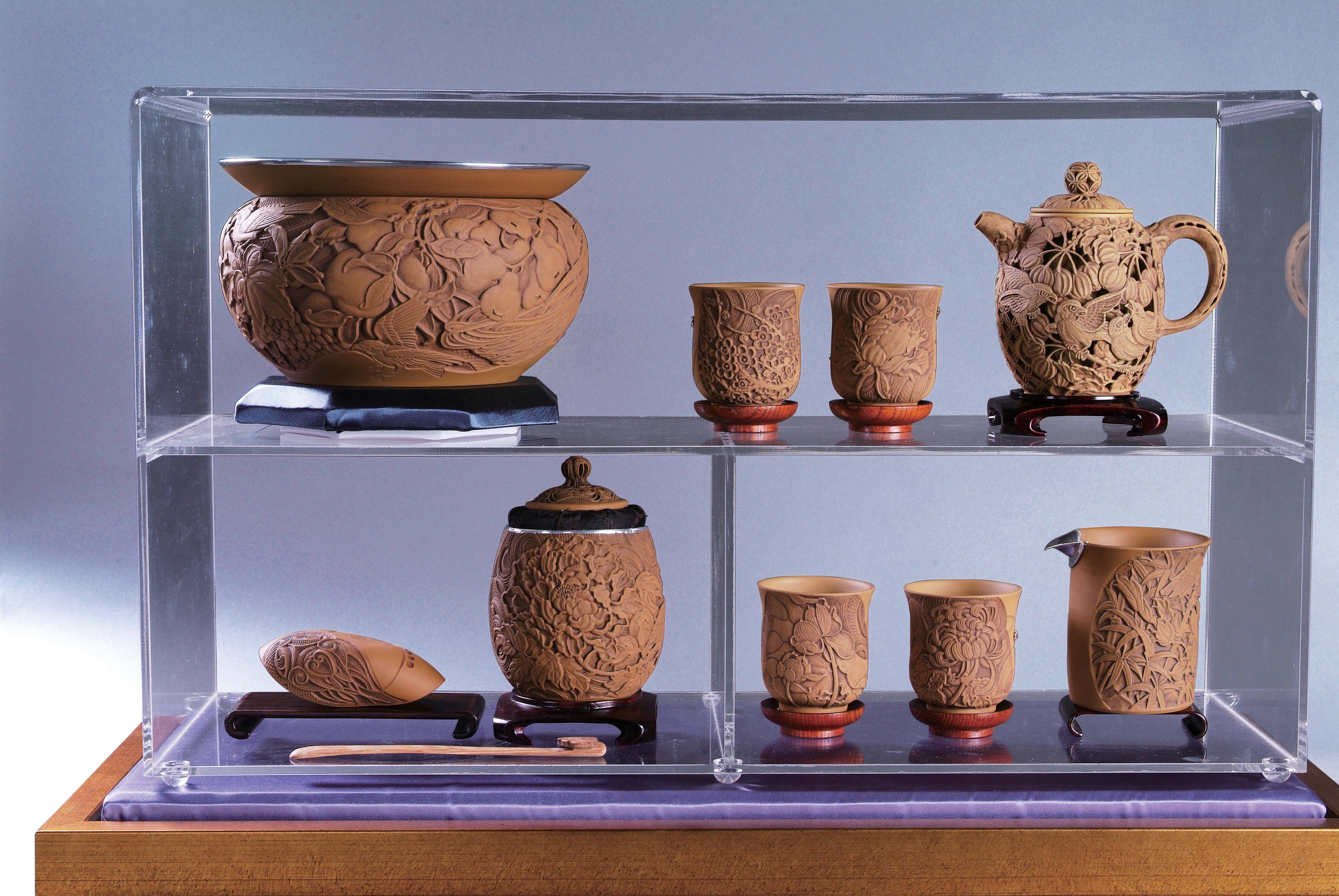 2019年南投縣玉山美術獎工藝類佳作雷安平作品「春花秋實」