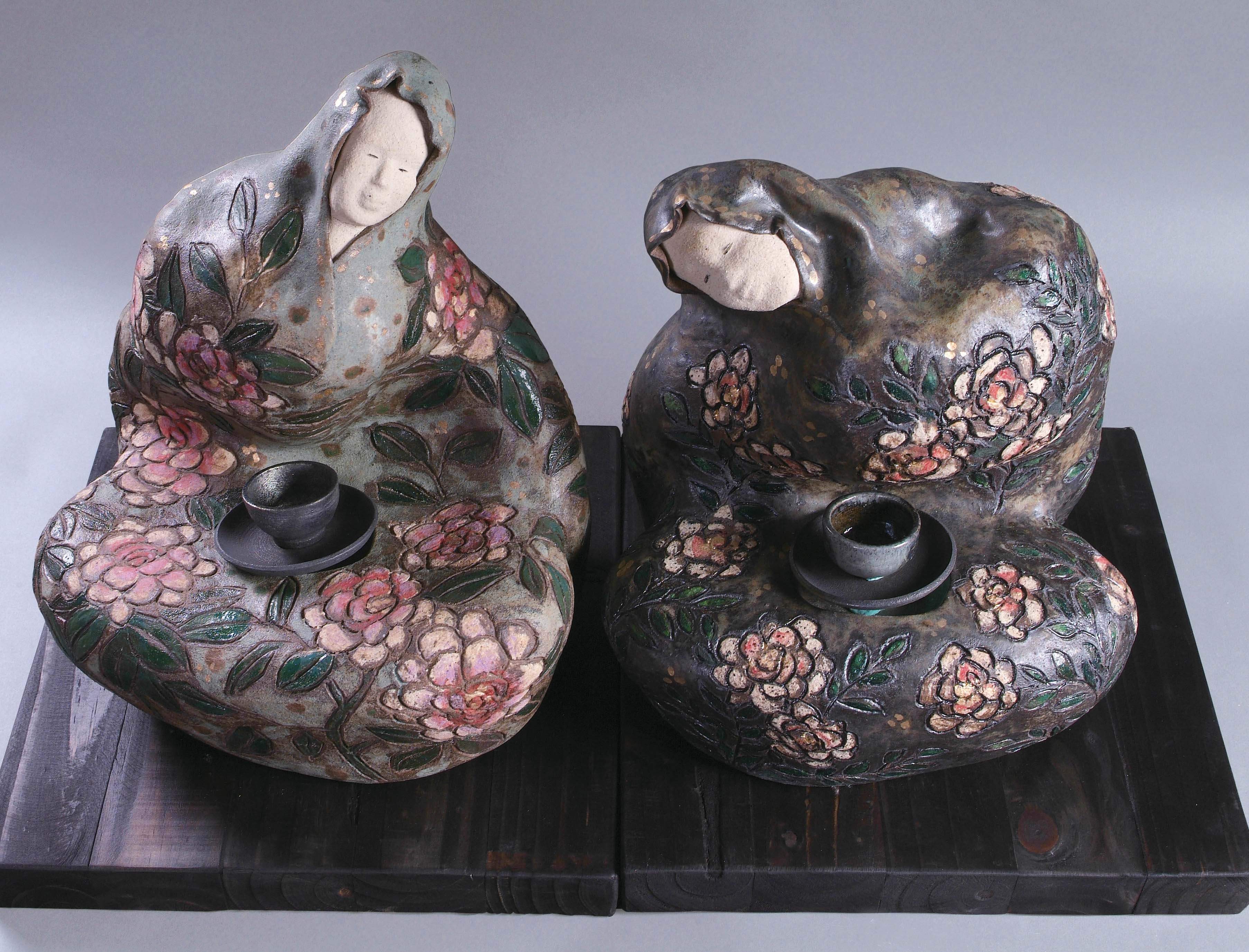 2019年南投縣玉山美術獎工藝類入選張美貞作品「茶禪一味（二）」
