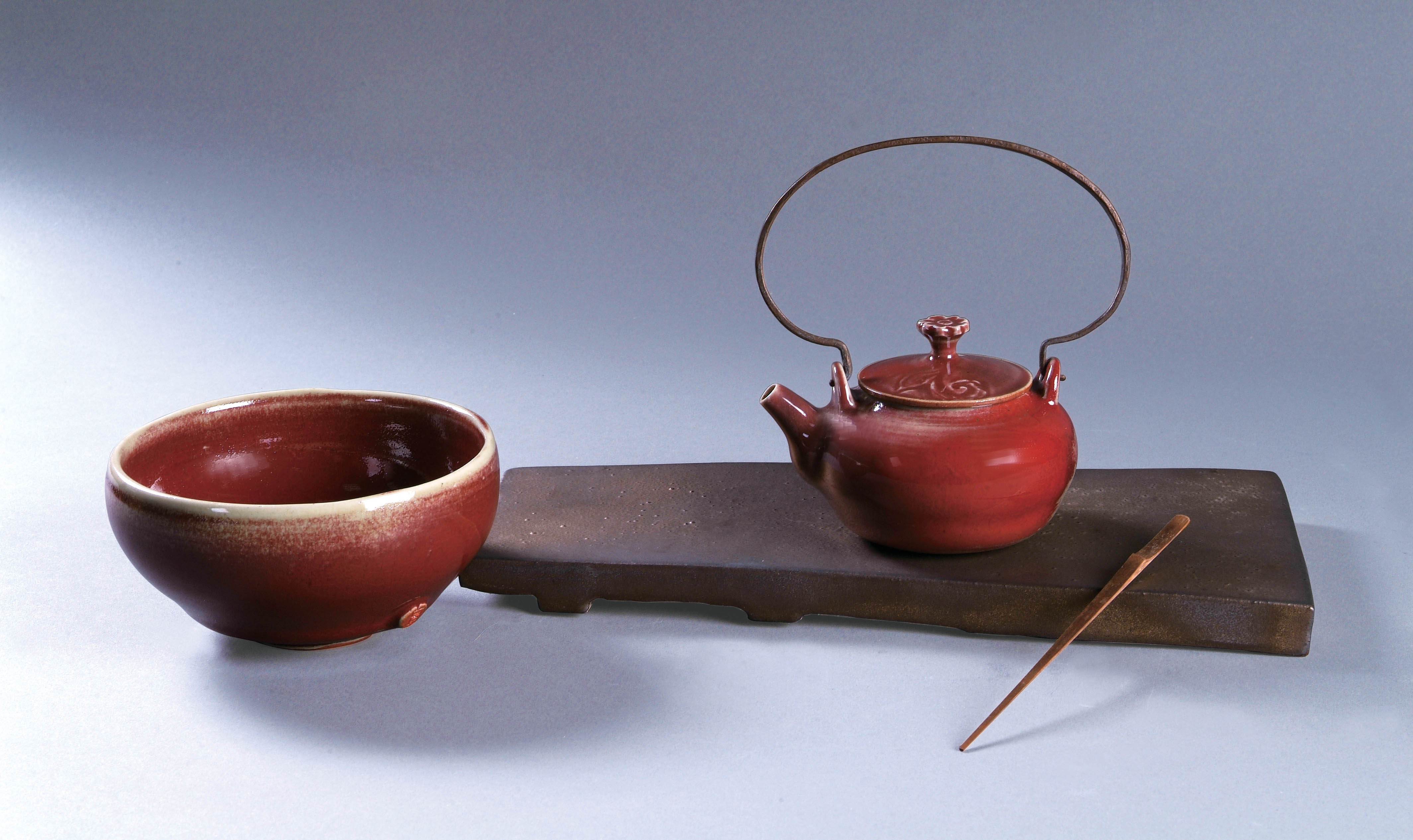 2019年南投縣玉山美術獎工藝類入選李芸英作品「獨啜（木葉天目壺）」