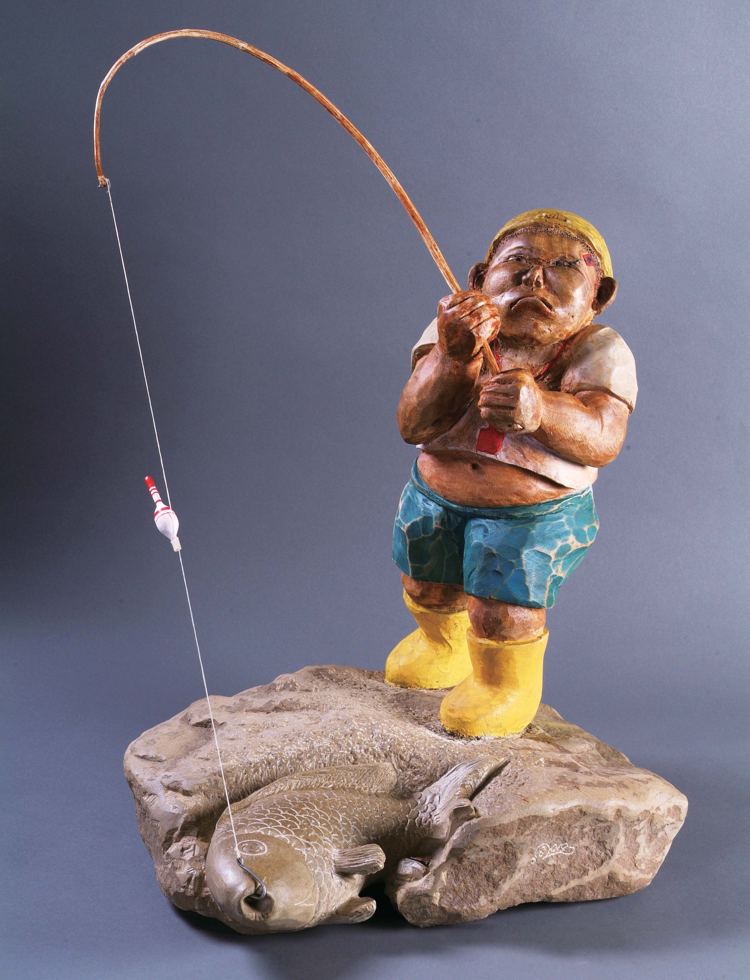 2019年南投縣玉山美術獎工藝類入選蔡錦同作品「童趣的回憶」