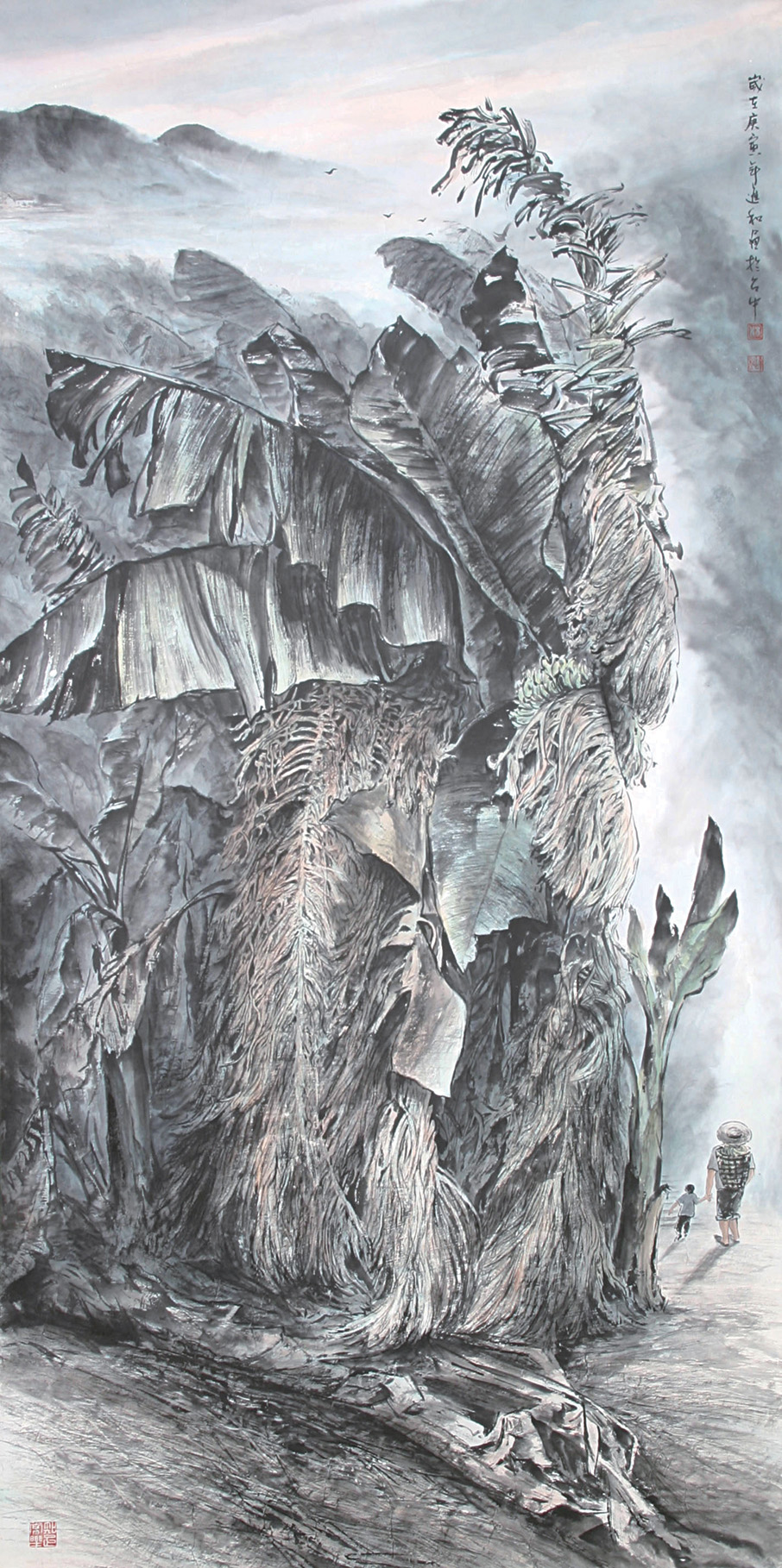 2010 第十一屆 南投縣玉山美術獎 入選 水墨類 林進和 鄉情