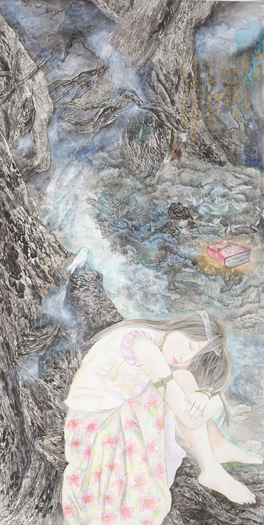 第十六屆 南投縣玉山美術獎 入選 水墨膠彩類 蔡東雲 潛意識 