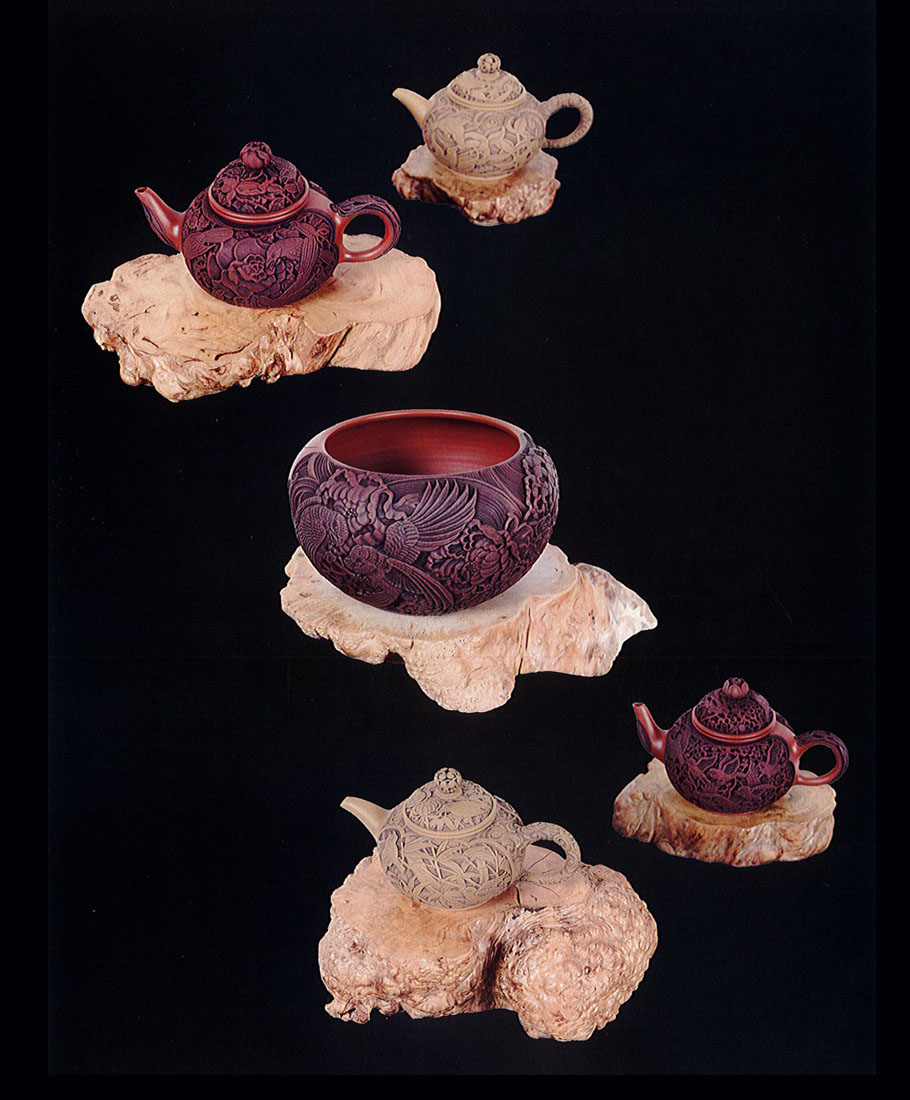 第十九屆 南投縣玉山美術獎 工藝類佳作 雷安平-花鳥寄情 