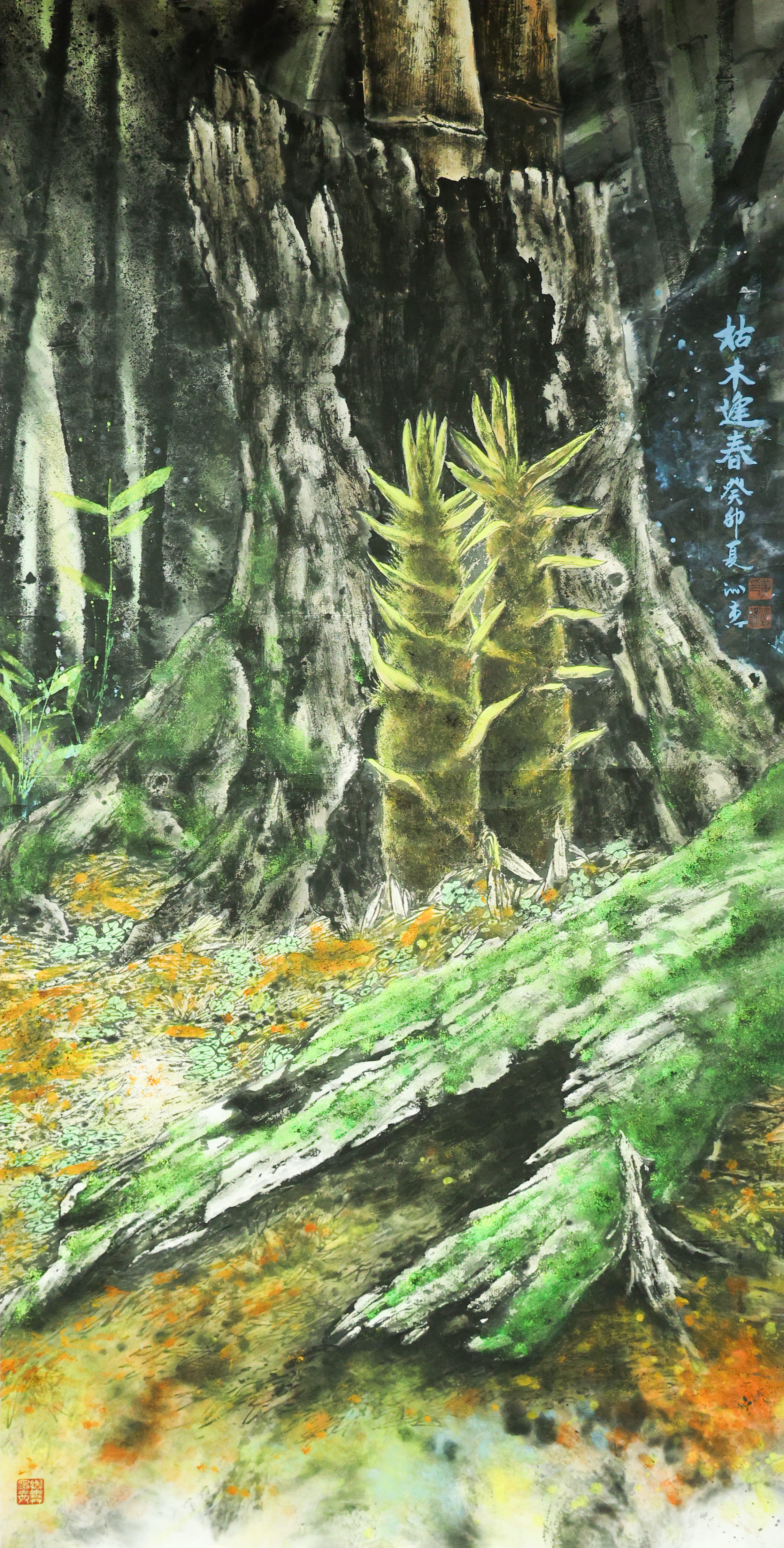 34-0W0A1336-黃沁杰-枯木逢春-90x180cm-入選