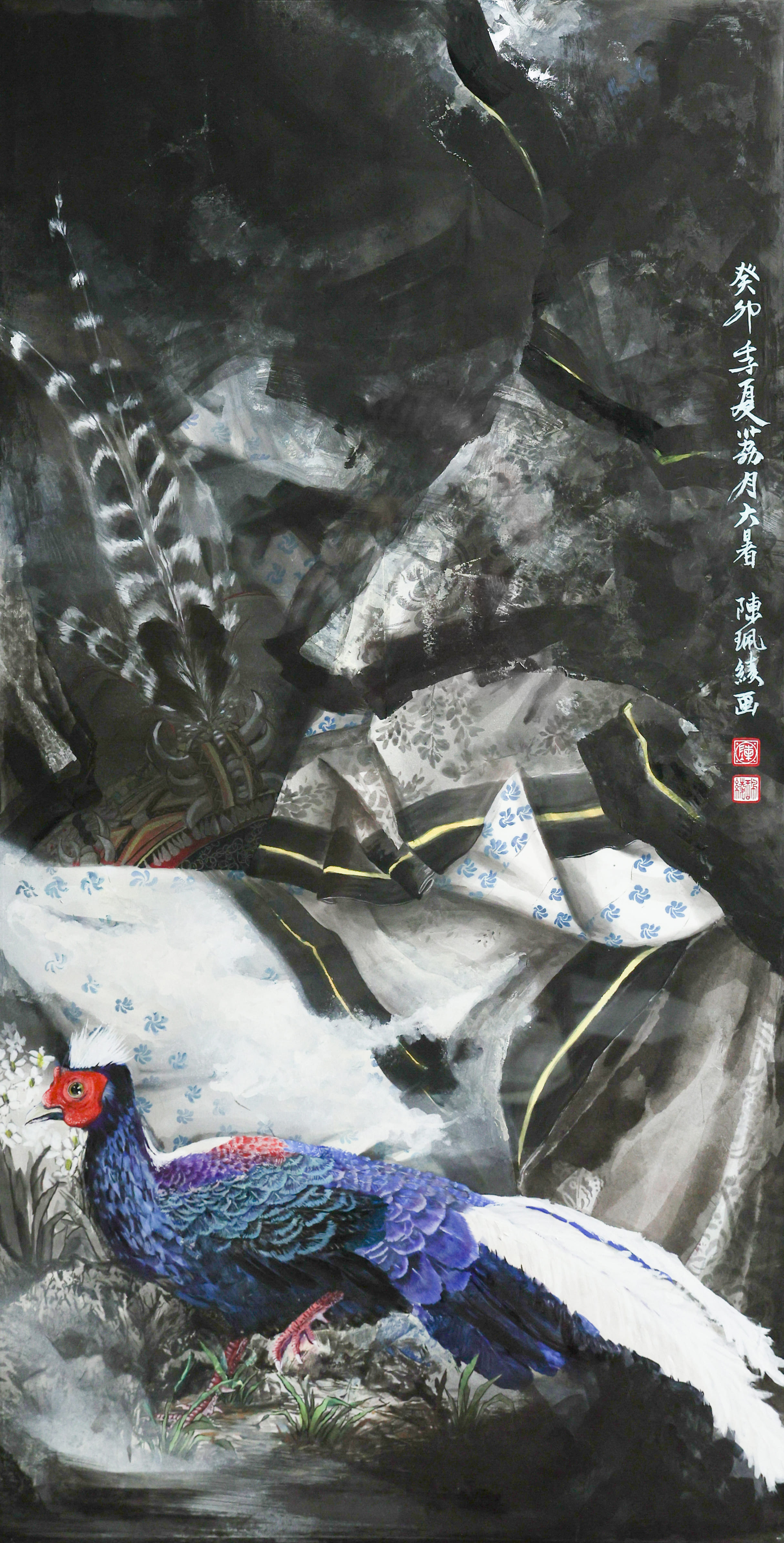 19-0W0A1263-陳珮綾-蒼翼之森-85x169cm-入選